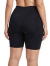 Shapies High Waist Shaping Shorts in black, back view