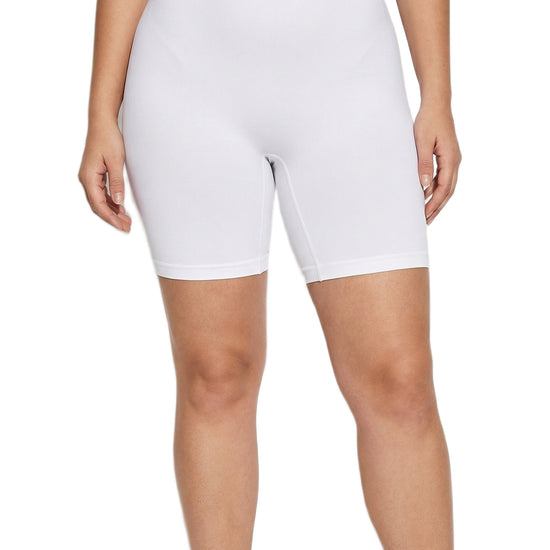 Shapies High Waist Shaping Shorts in white, front view