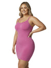 Shapies Shaping Dress in pink, three-quarter angle view