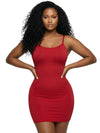 Shapies Shaping Dress in red, front view