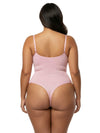 Shapies Snatched Bodysuit in pink, back view